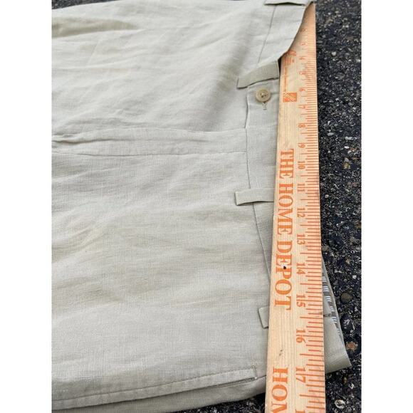 Beachwear Breathable Calvin Klein Linen Trouser 36R Straight-leg Summer Menswear - Picture 3 of 8